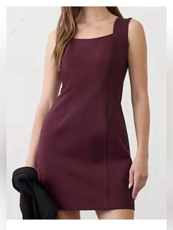 Dresses & Skirts - NWT Banana Republic Factory Seamed Mini Dress Size 6P in color Vino Rosso